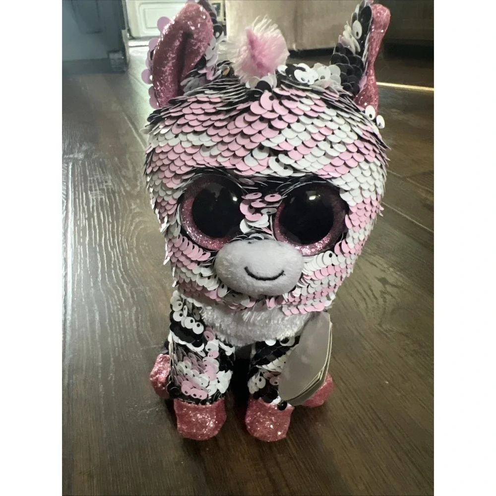 Zoey The Zebra Sequin‎ Toy, Ty Flippables Collection 6
